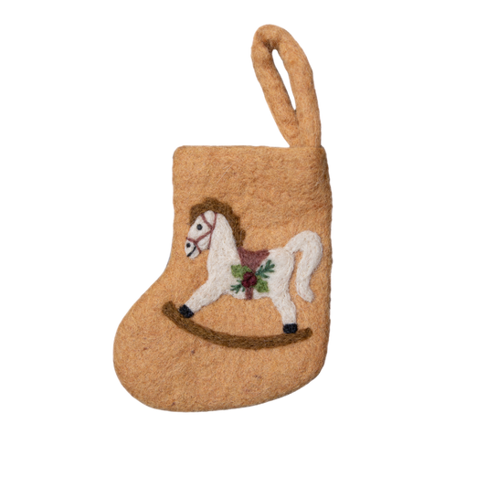 Mini Stocking Rocking horse