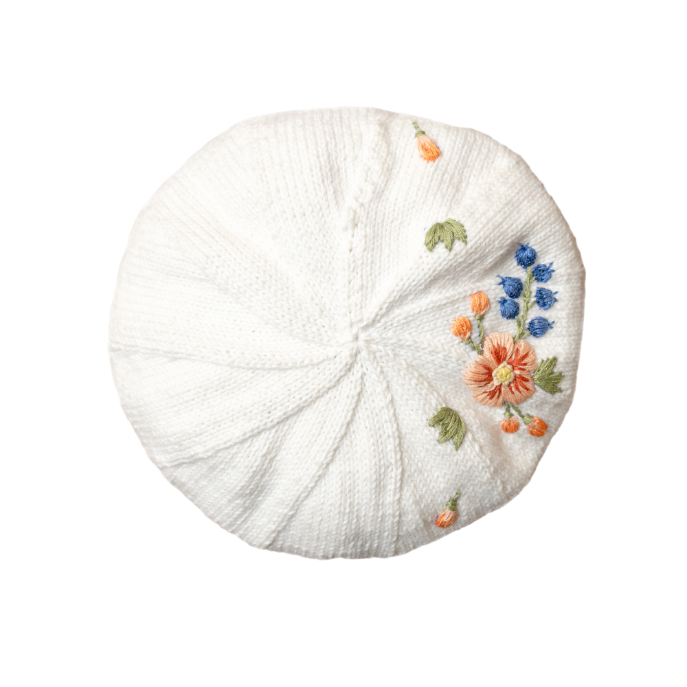 Midsummar beret (Cotton) - Marshmellow