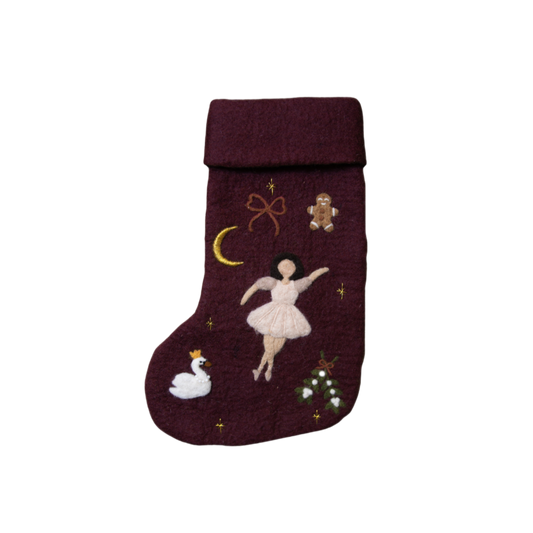 Ballerina 1 Stocking - Dark Grape