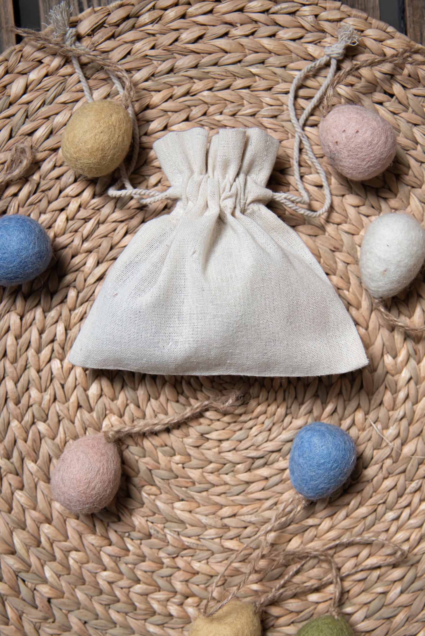 Set of Plain Mini Artisan Egg Ornaments