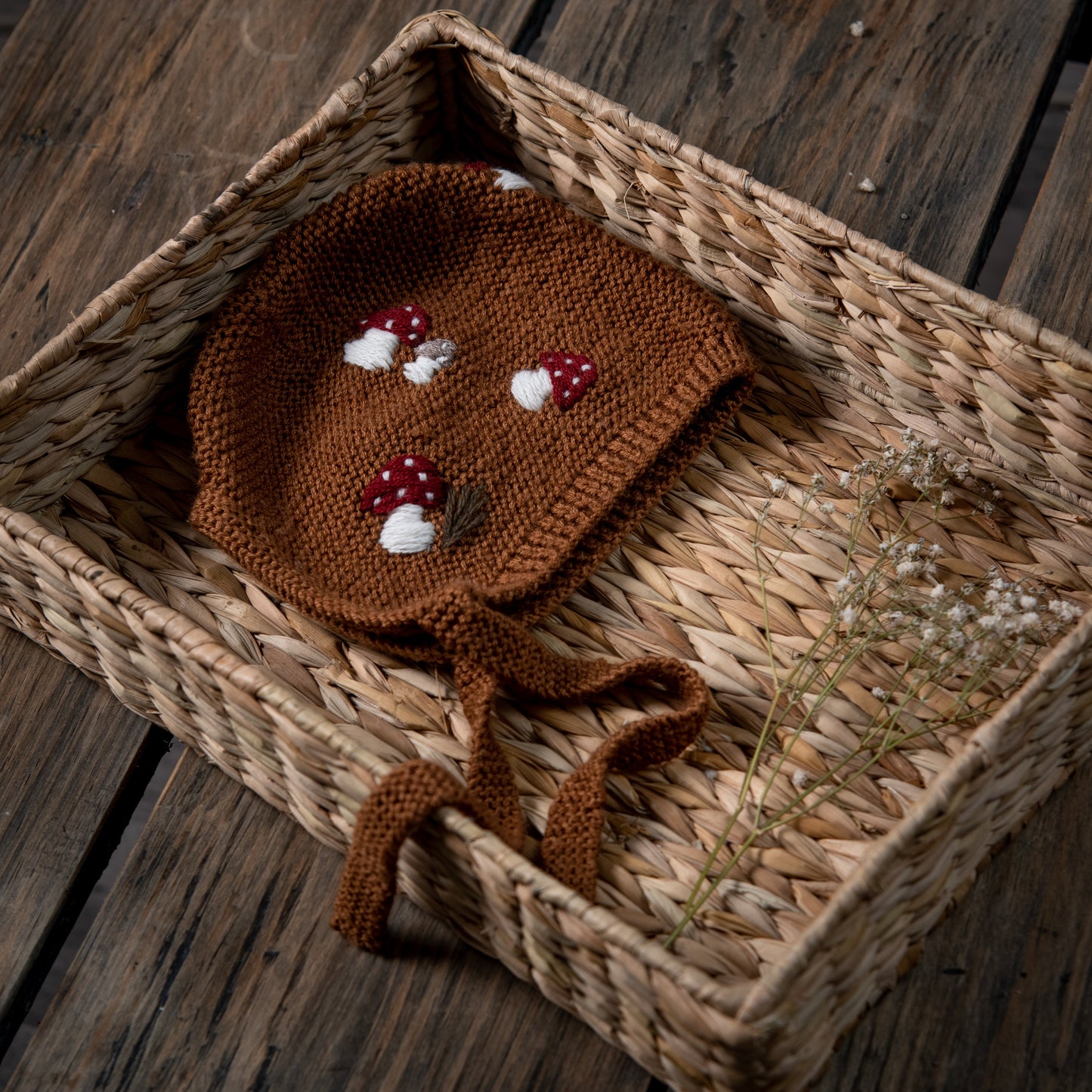 Mushroom bonnet - Caramel