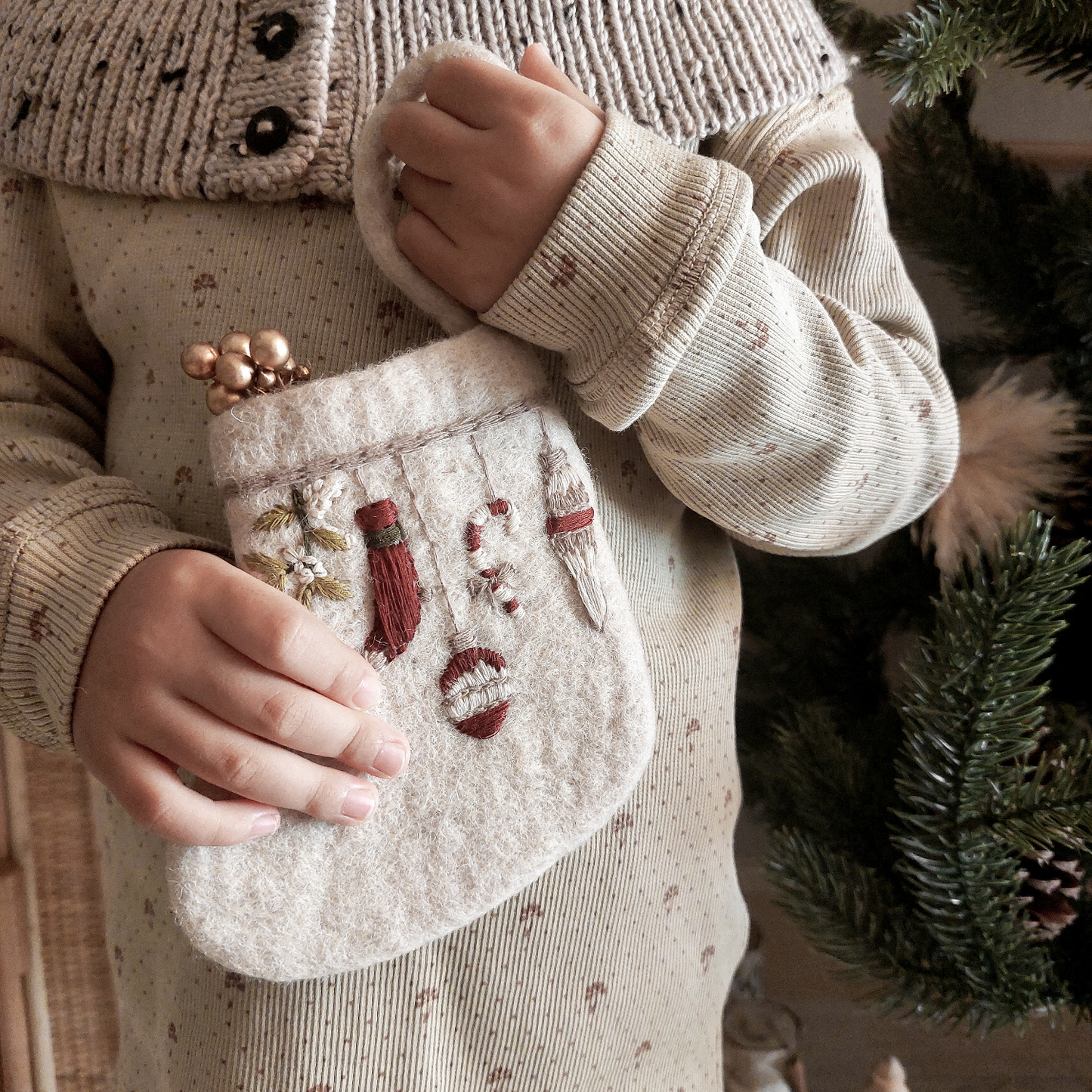 Mini Stocking Garland