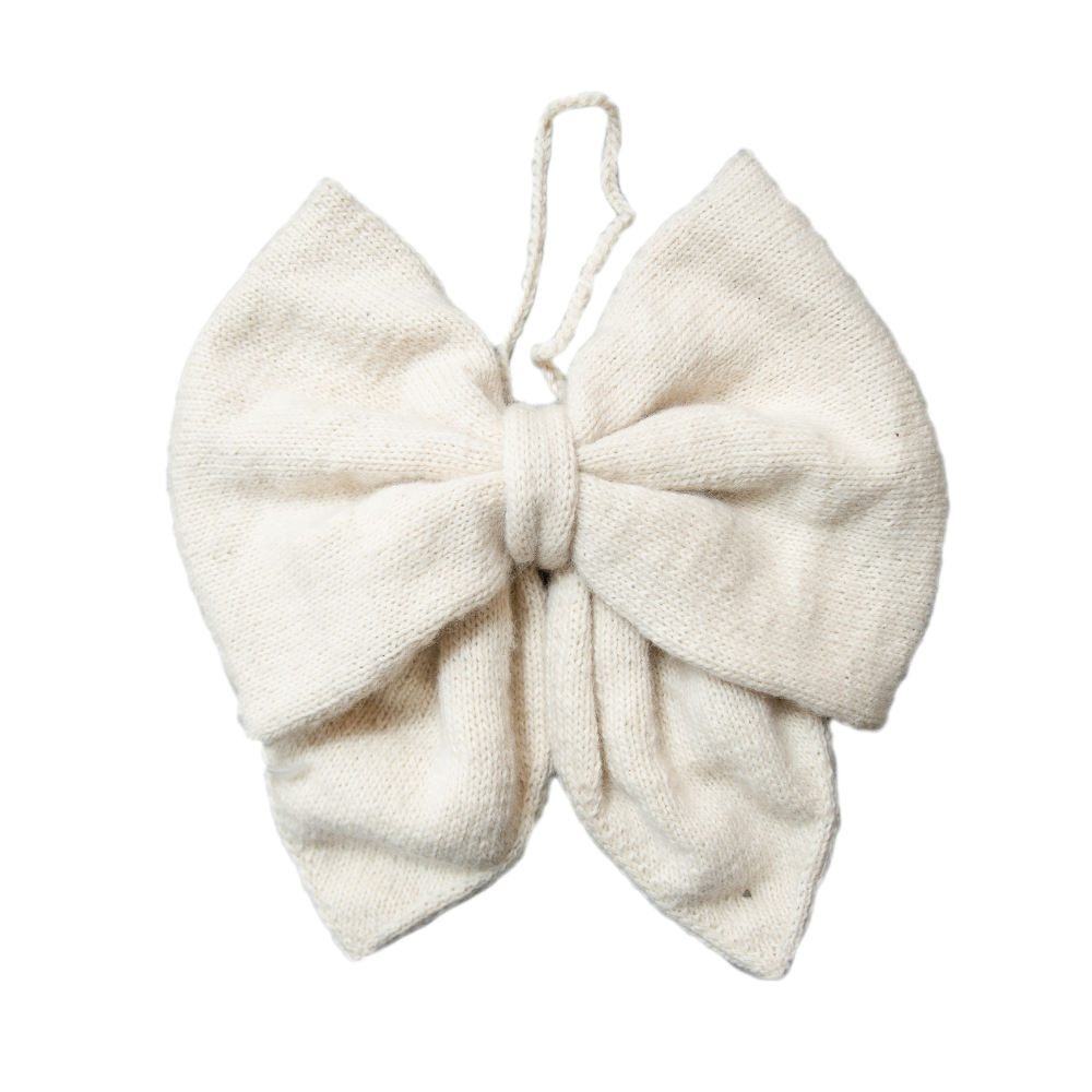 Big Christmas bow - Cream