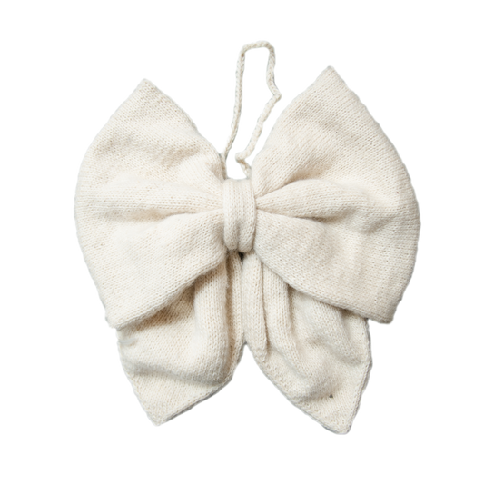 Big Christmas bow - Cream