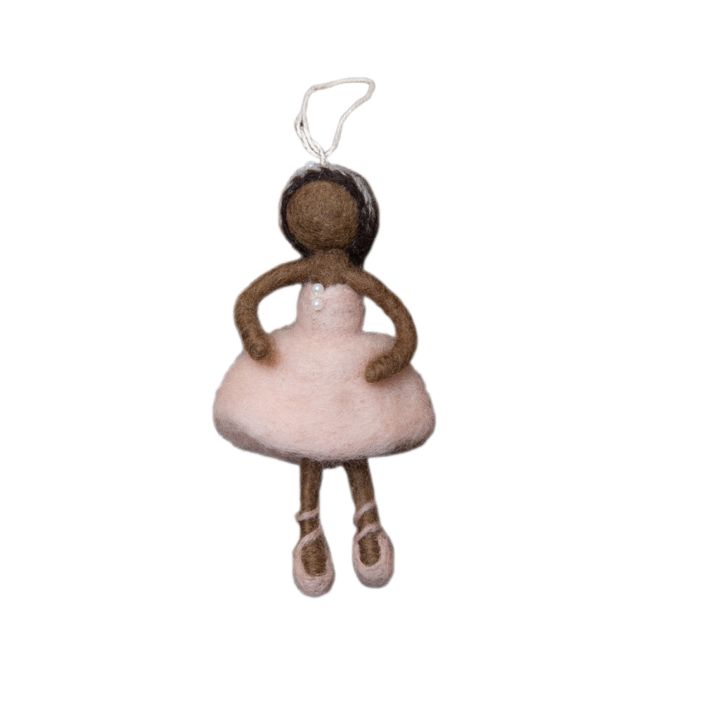 Ballerina Ornament - Pink