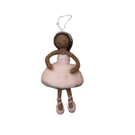 Ballerina Ornament - Pink