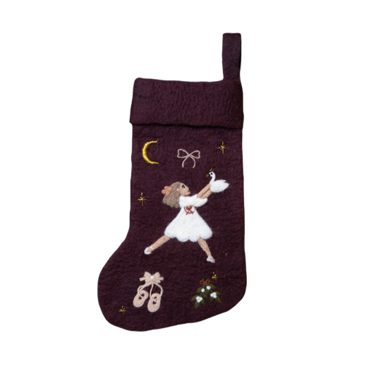 Odette 1 Stocking - Dark Grape