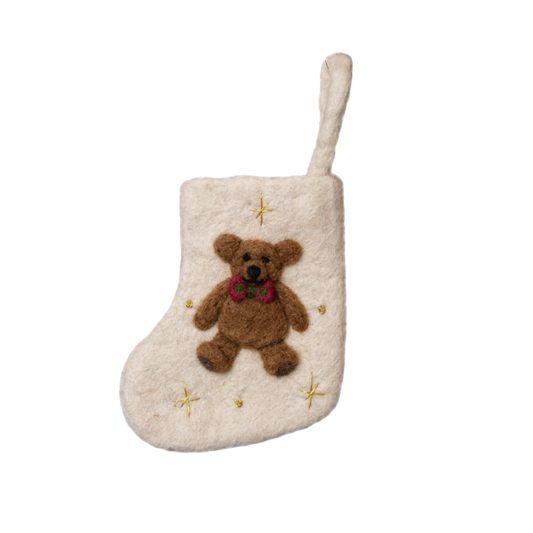 Mini Stocking Teddy Bear