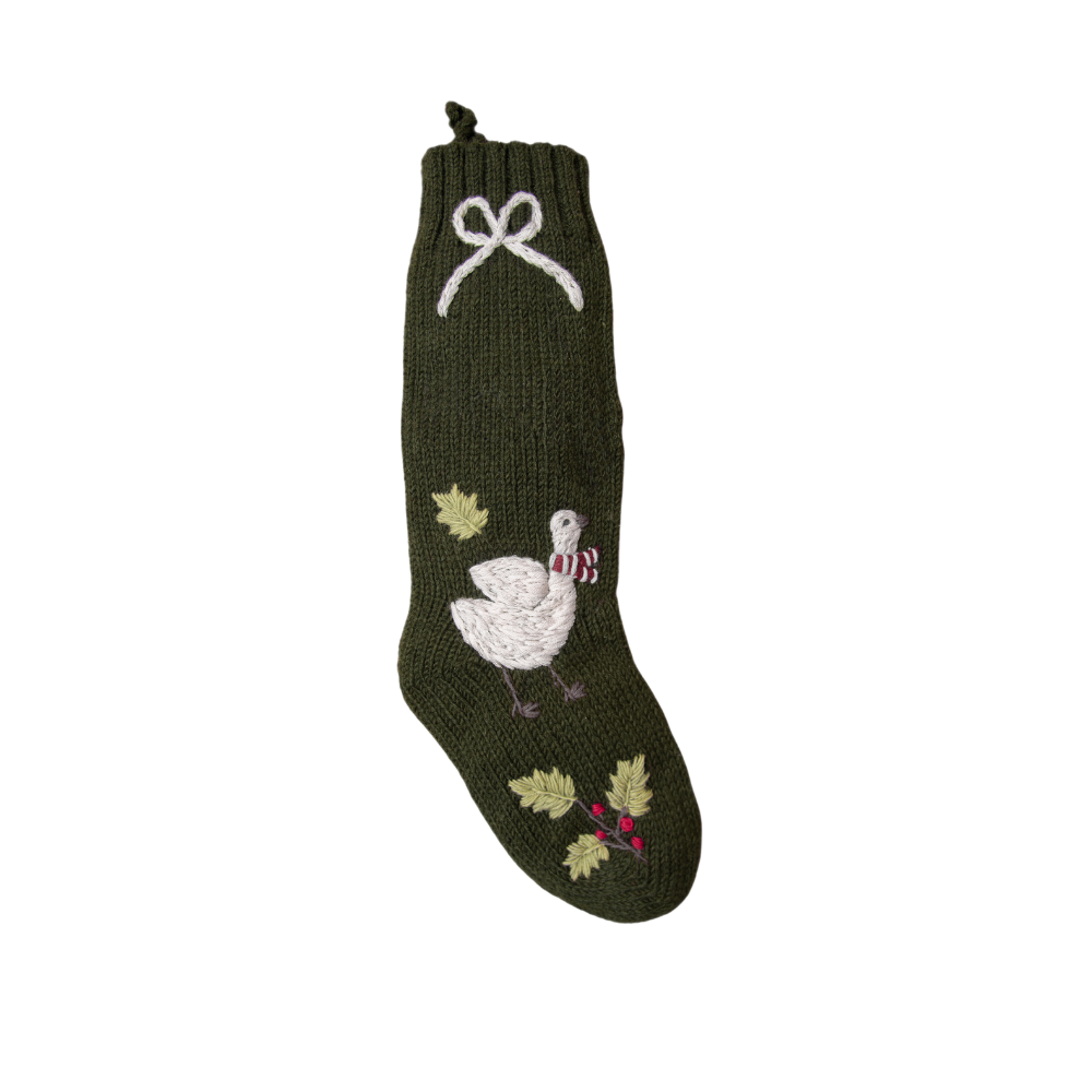 Goose Stocking - Moss