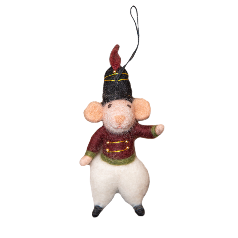 Mouse Nutcracker Ornament