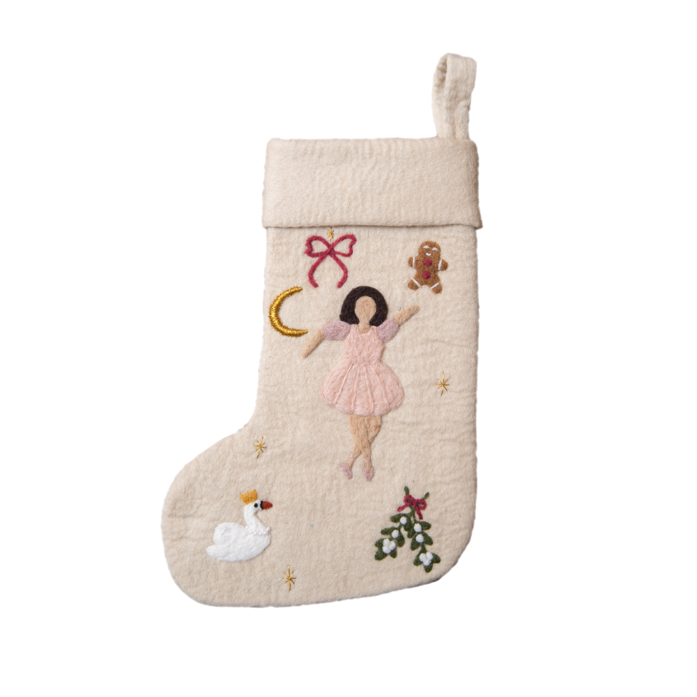 Ballerina 1 Stocking - Cream White