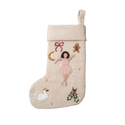 Ballerina 1 Stocking - Cream White