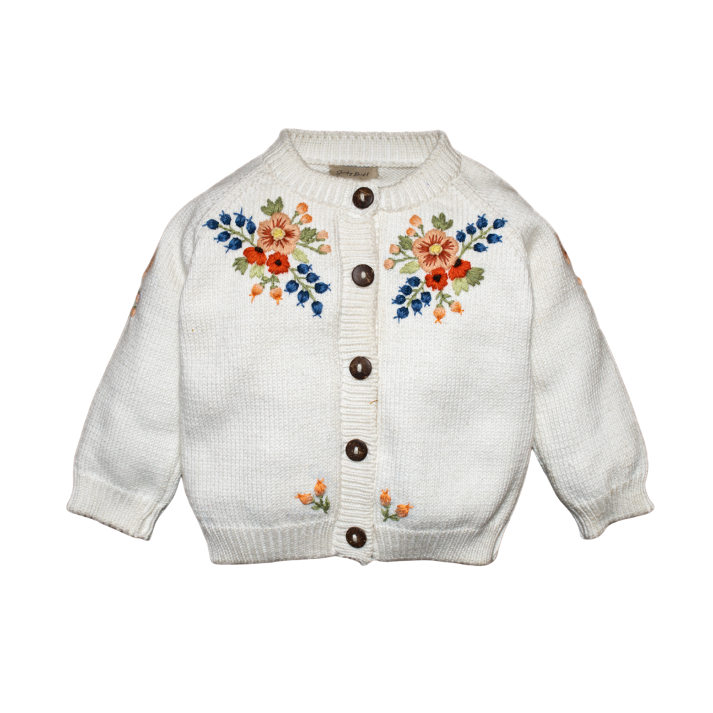 Midsummar cardigan (Cotton) - Marshmellow
