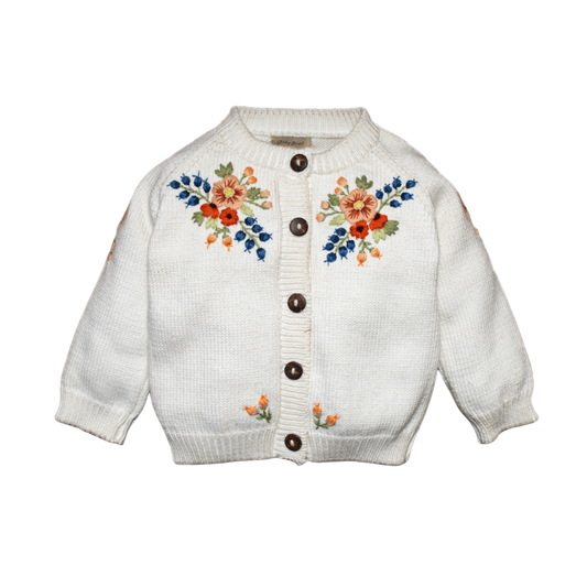 Midsummar cardigan (Cotton) - Marshmellow