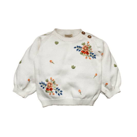 Midsummar sweater (Cotton) - Marshmellow