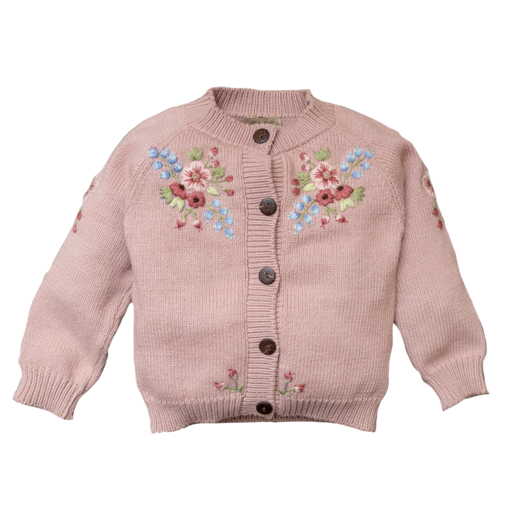 Midsummar cardigan (Cotton) - Dahlia