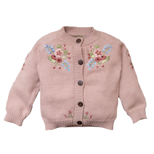 Midsummar cardigan (Cotton) - Dahlia