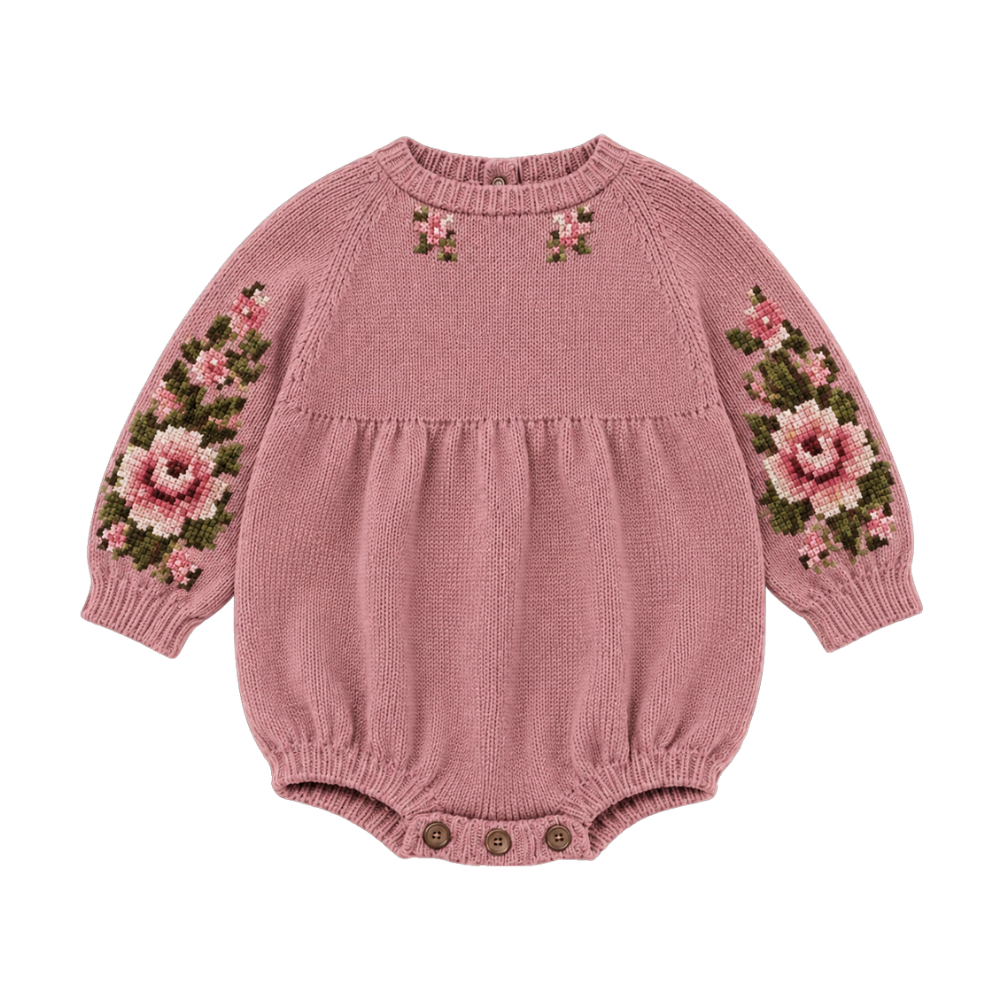 Rose romper - Blush