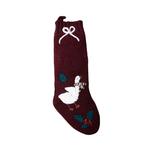 Goose Stocking - Dark Grape