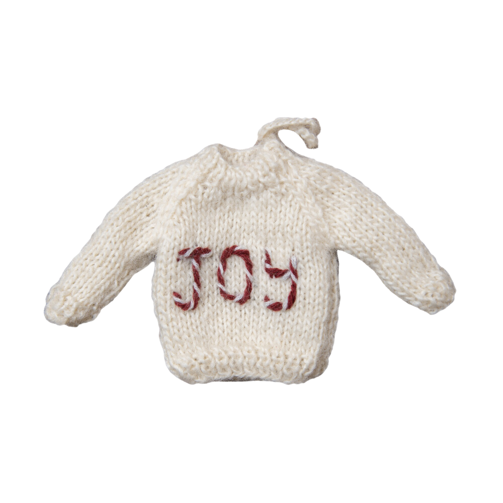 Sweater ornament Joy