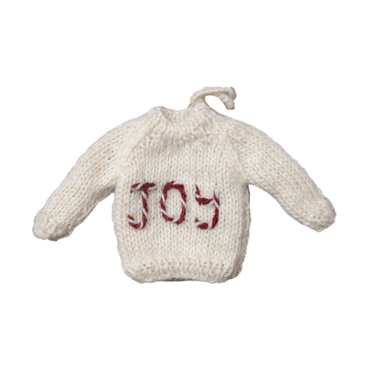 Sweater ornament Joy