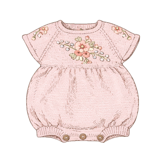 Midsummar romper (Cotton) - Dahlia