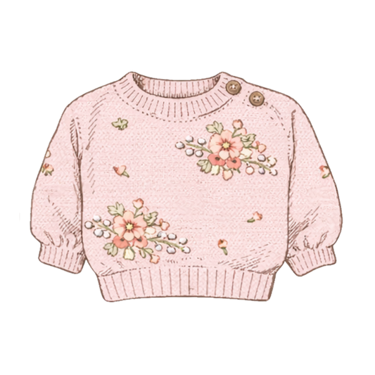 Midsummar sweater (Cotton) - Dahlia