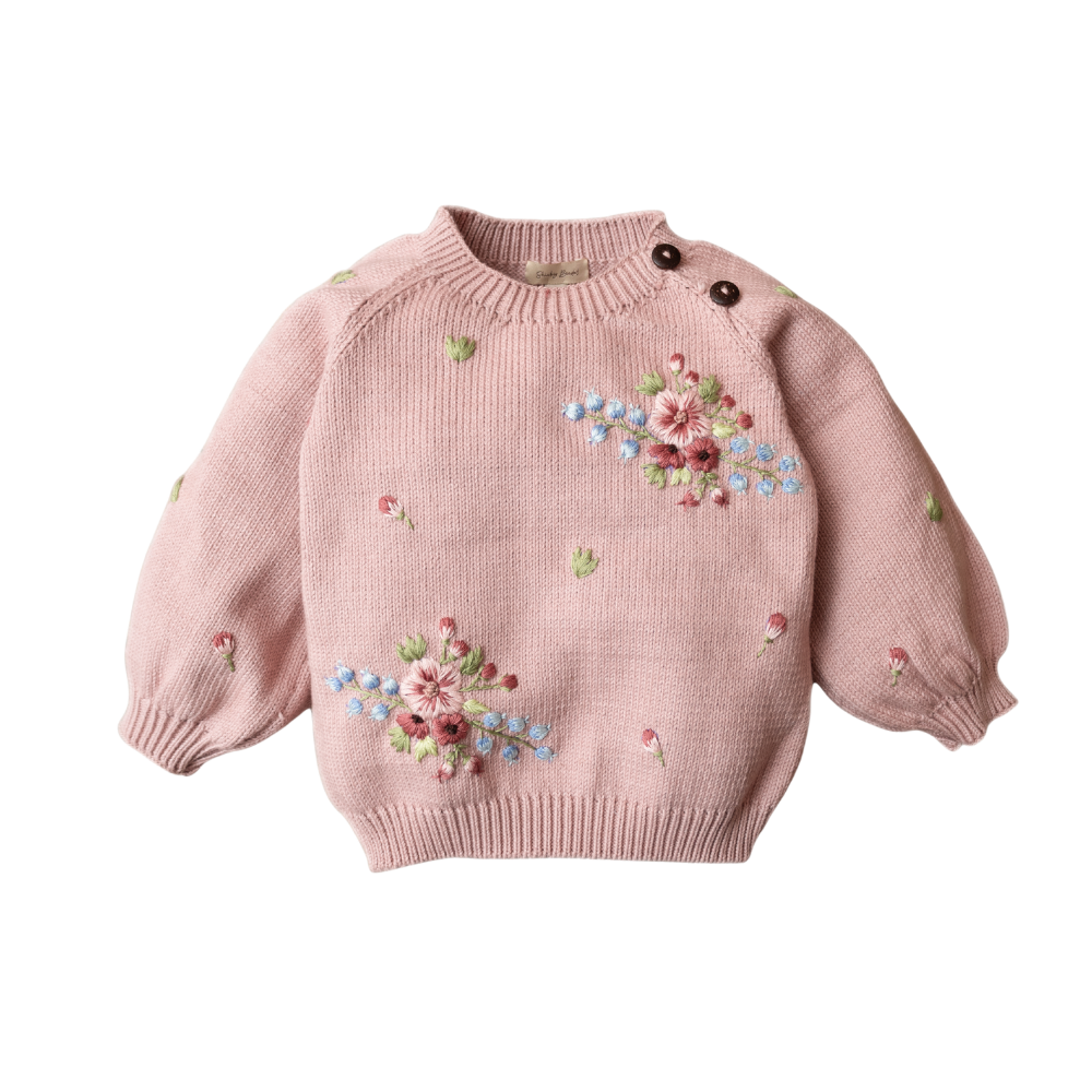 Midsummar sweater (Cotton) - Dahlia