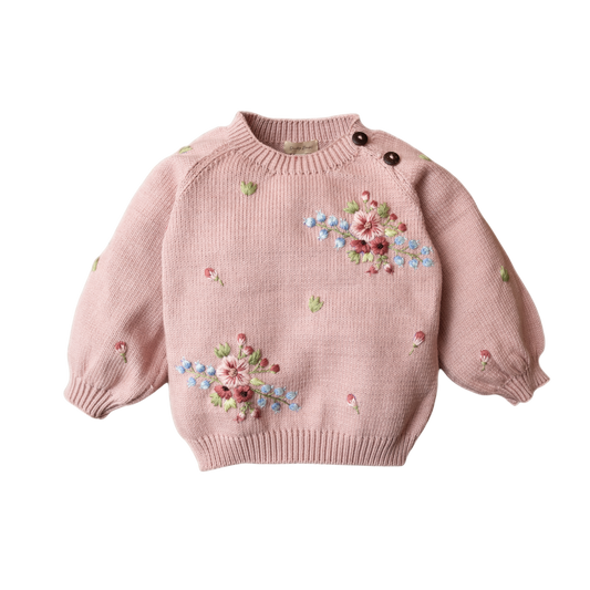 Midsummar sweater (Cotton) - Dahlia