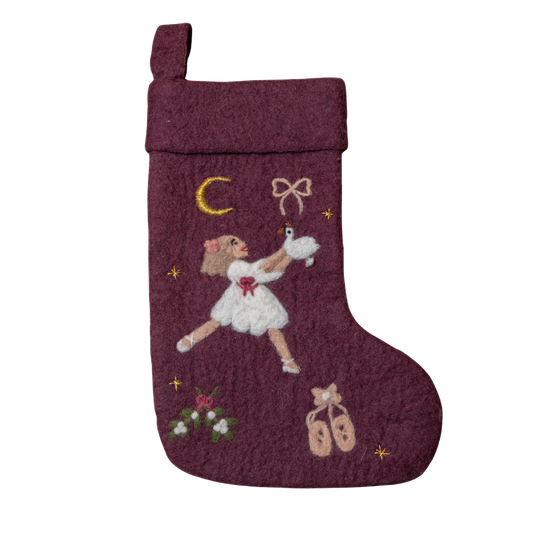 Odette 1 Stocking - Dark Grape
