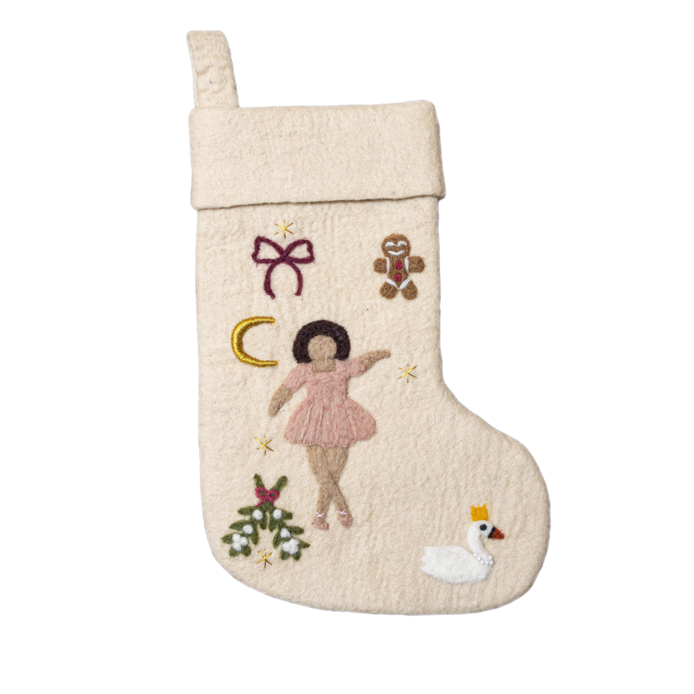 Ballerina 1 Stocking - Cream White