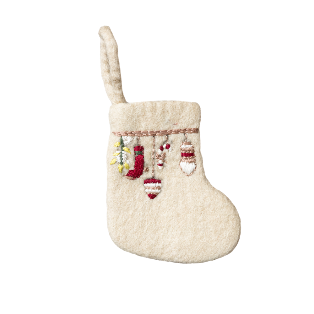 Mini Stocking Garland