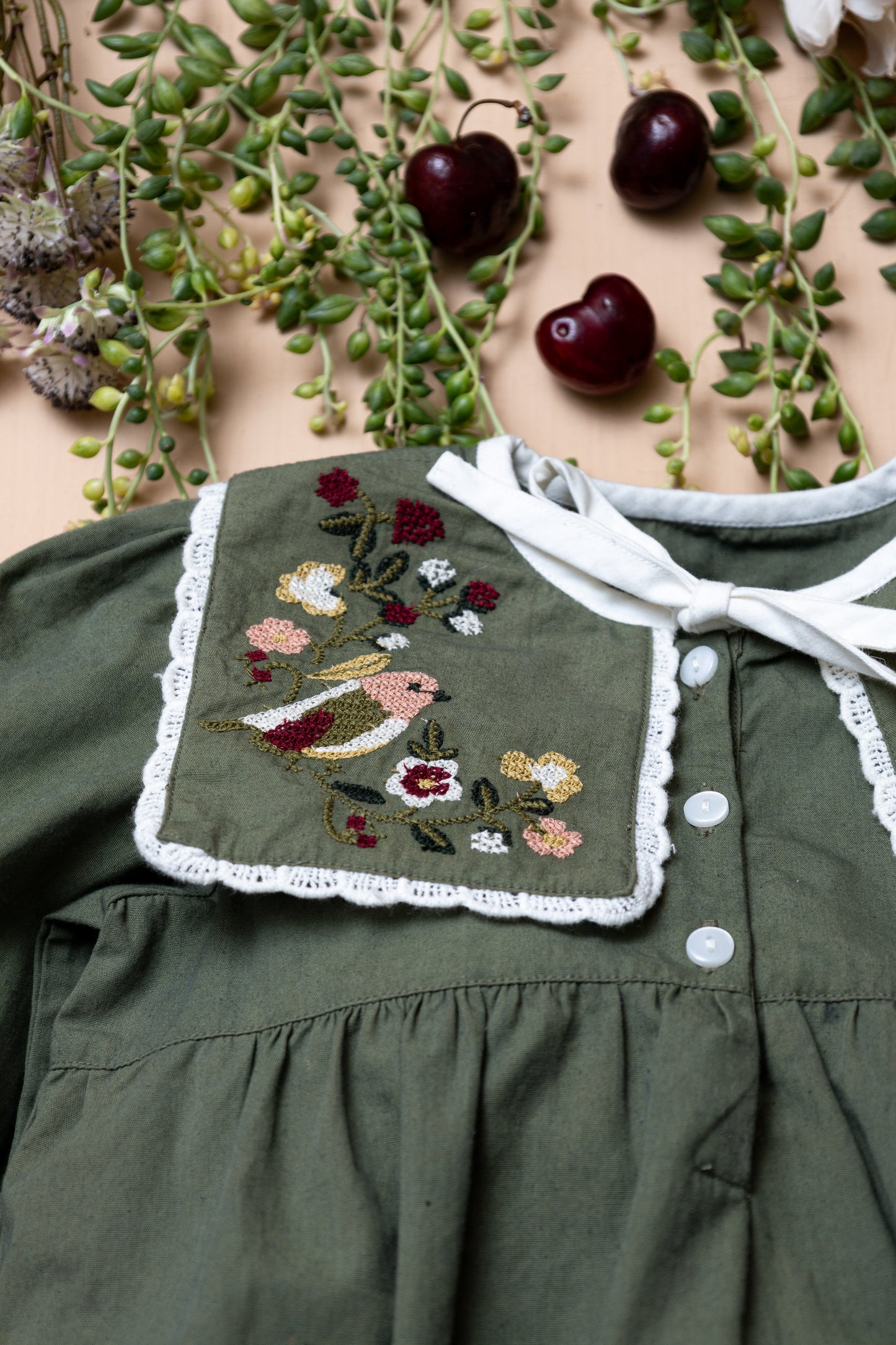 Maya romper - Moss