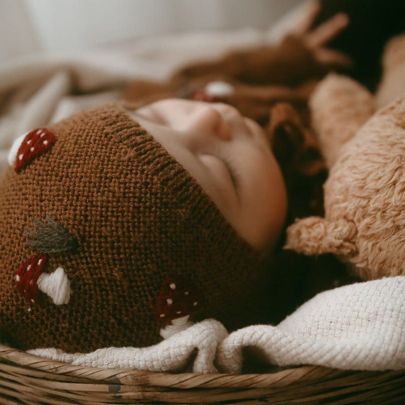 Mushroom bonnet - Caramel