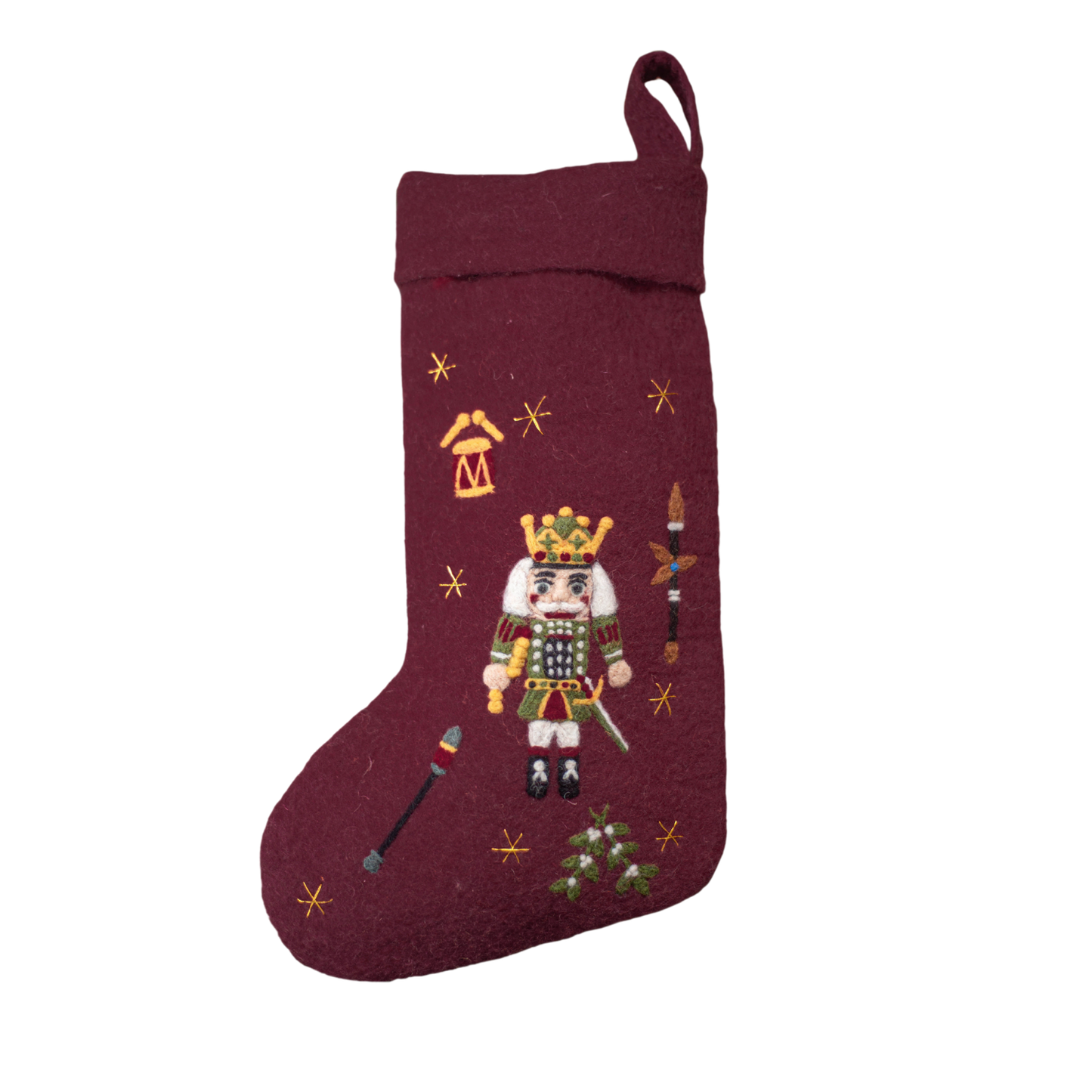 Nutcracker Stocking - Red