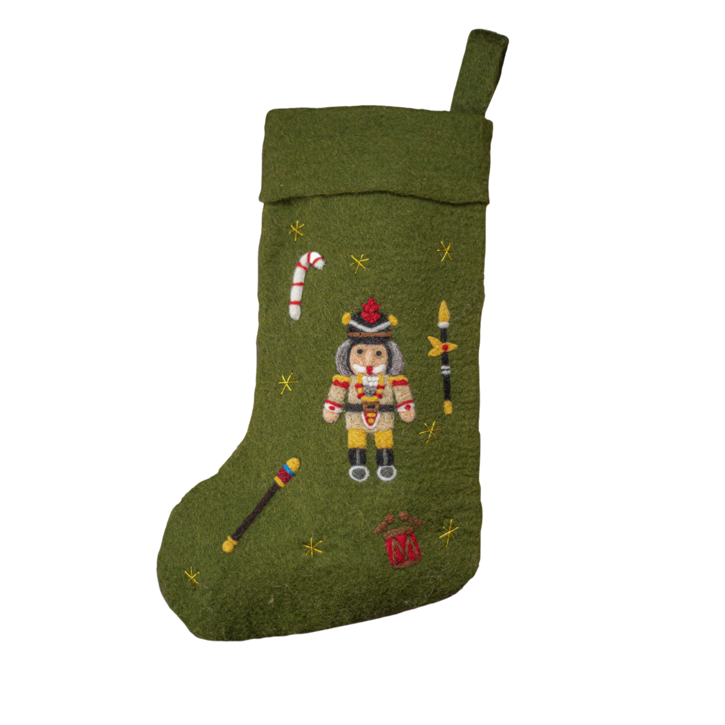 Nutcracker Stocking - Green