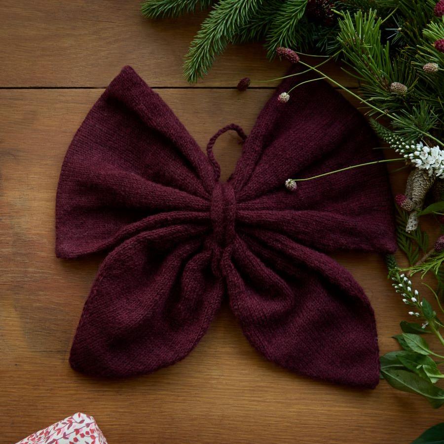 Big Christmas bow - Grape