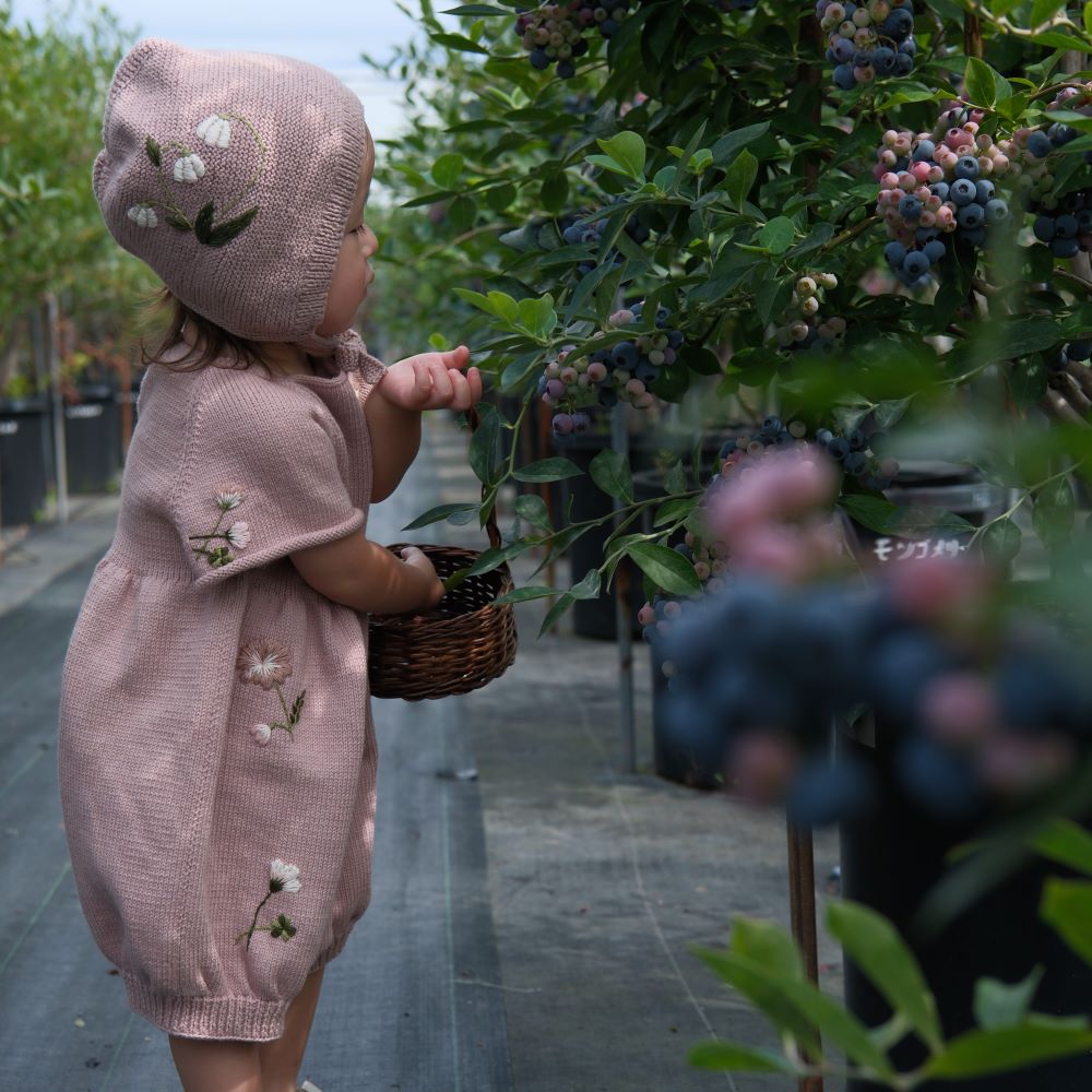 Botanical romper (Cotton) - Dahlia