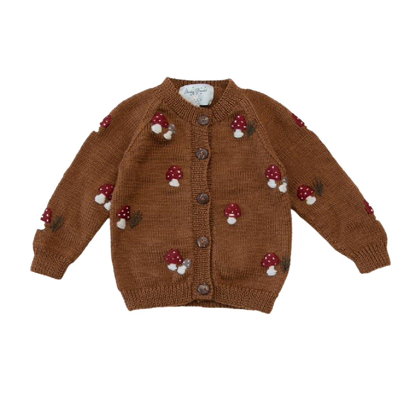Mushroom cardigan - Caramel
