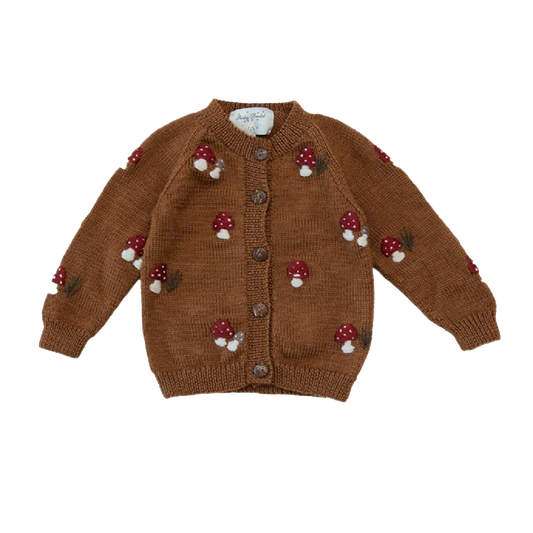 Mushroom cardigan - Caramel