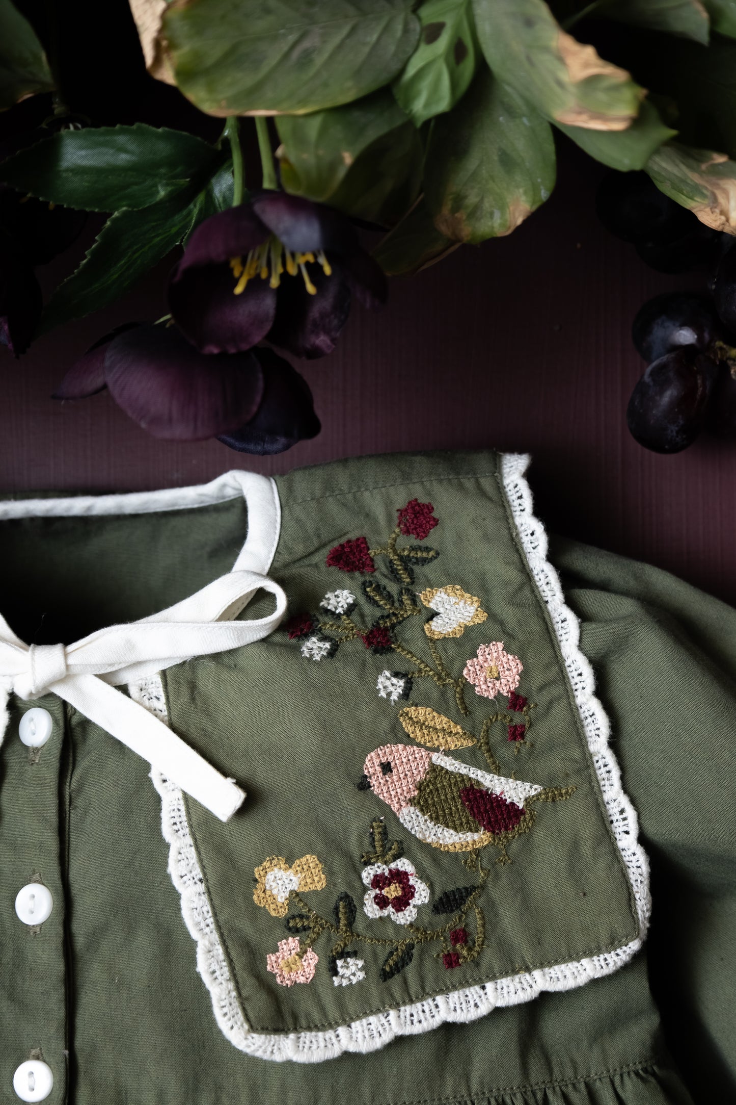 Maya romper - Moss