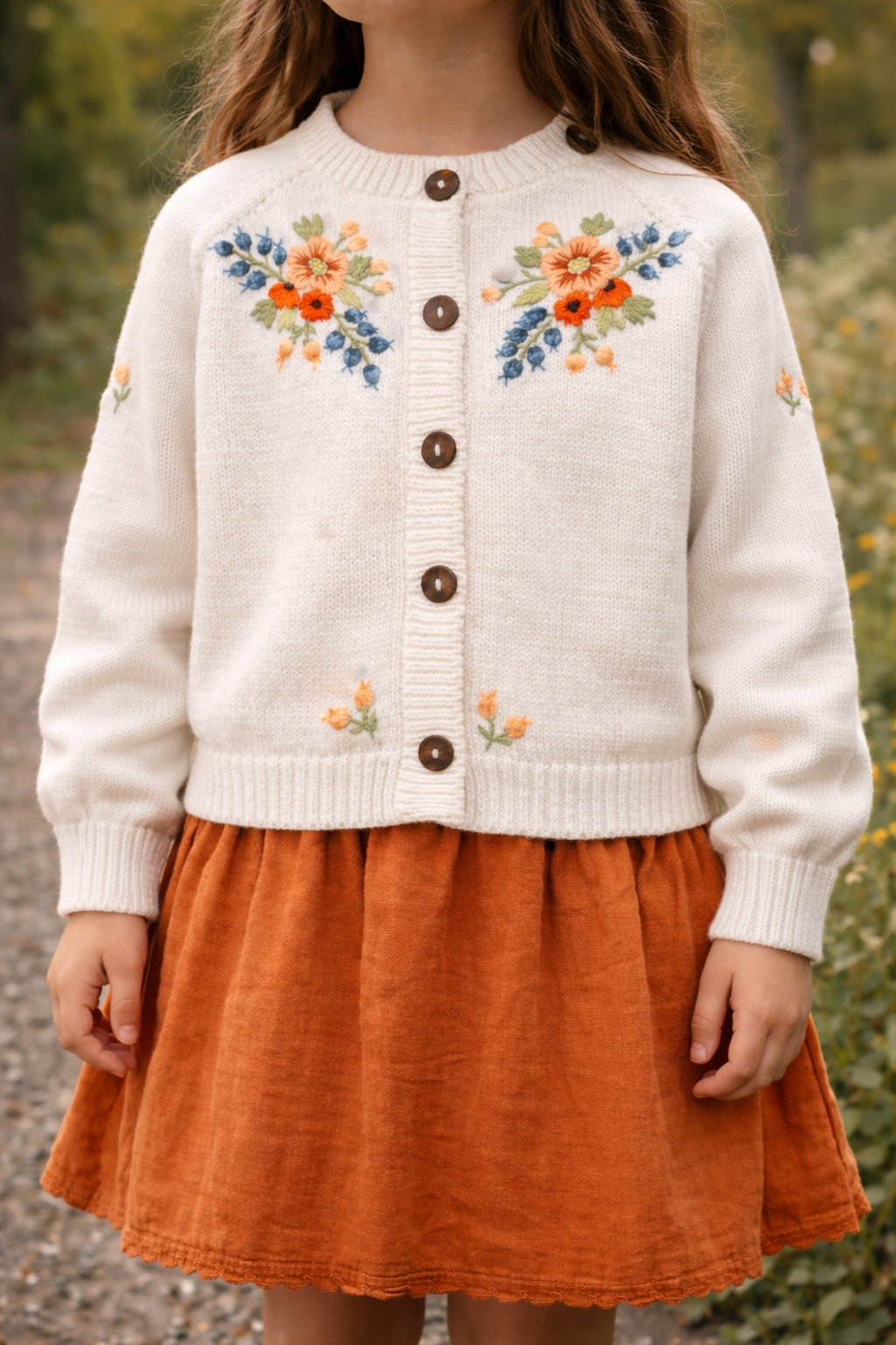 Midsummar cardigan (Cotton) - Marshmellow