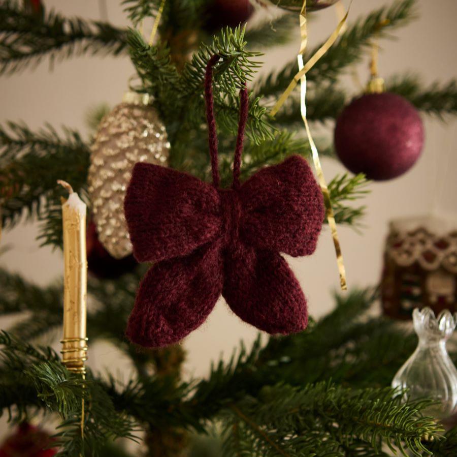 Little Bow ornament - Grape