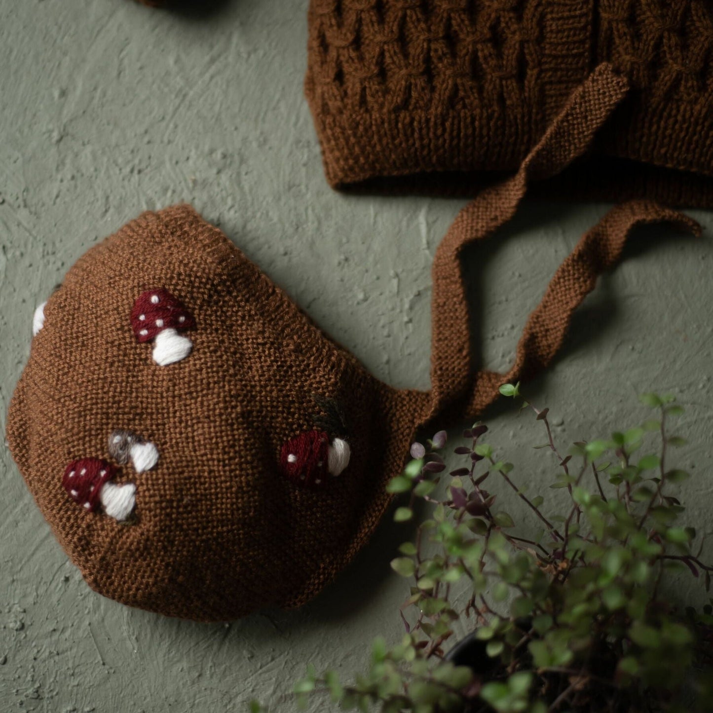 Mushroom bonnet - Caramel