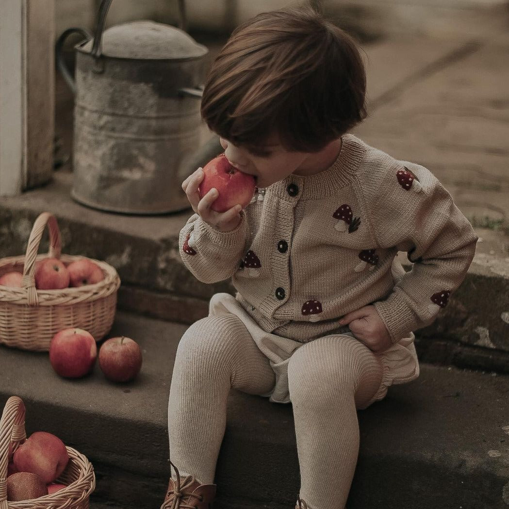 Mushroom cardigan Oats