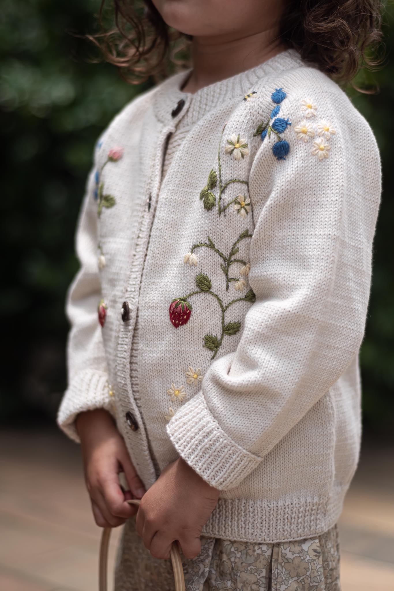 Strawberry cardigan Marshmellow (Cotton)