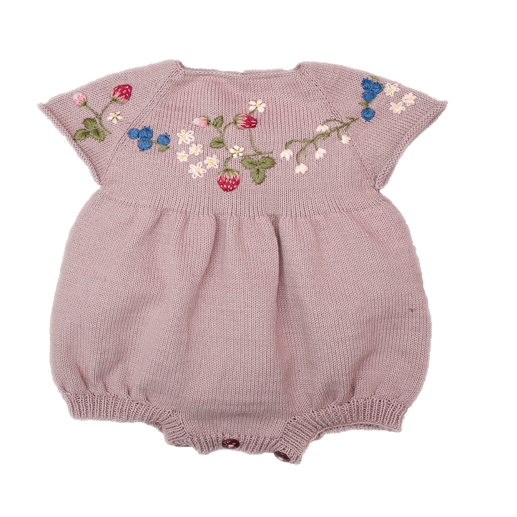 Strawberry romper Dahlia (Cotton)
