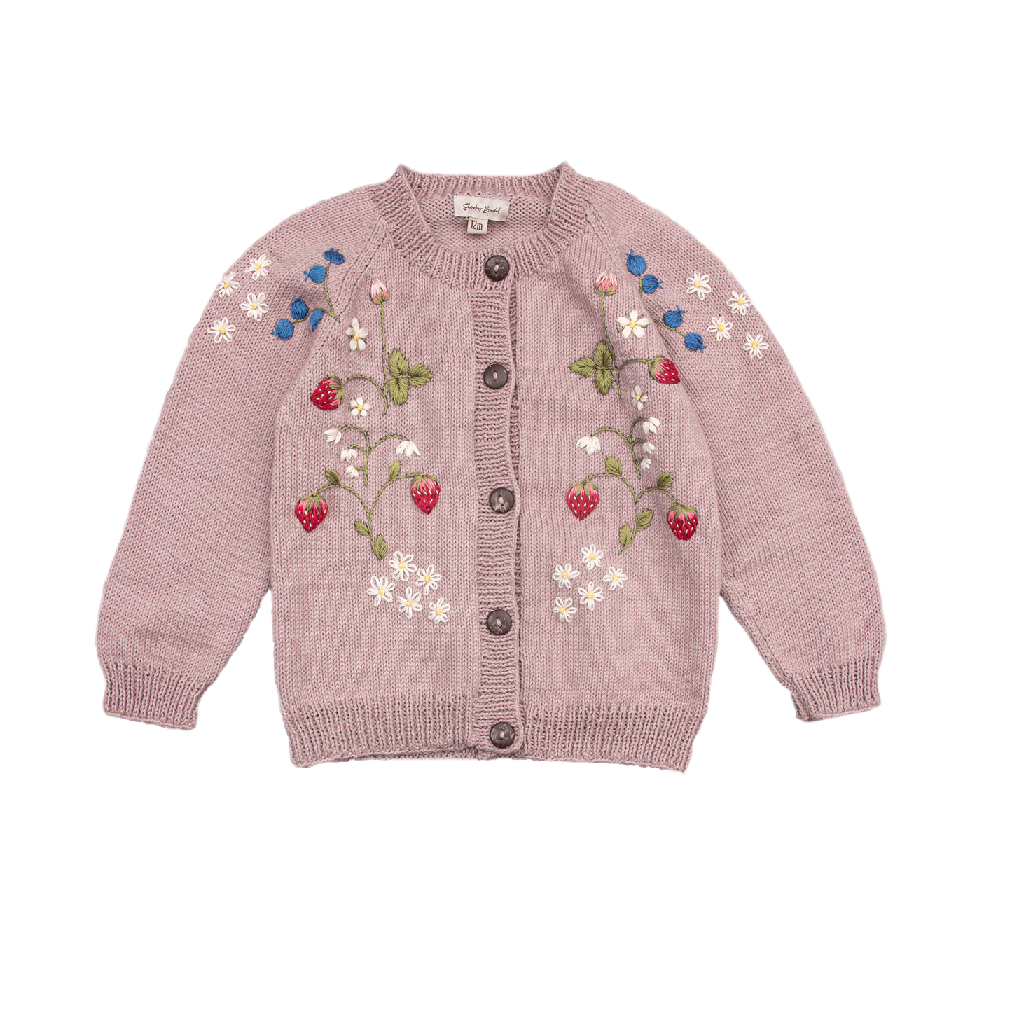 Strawberry cardigan Dahlia (Cotton)