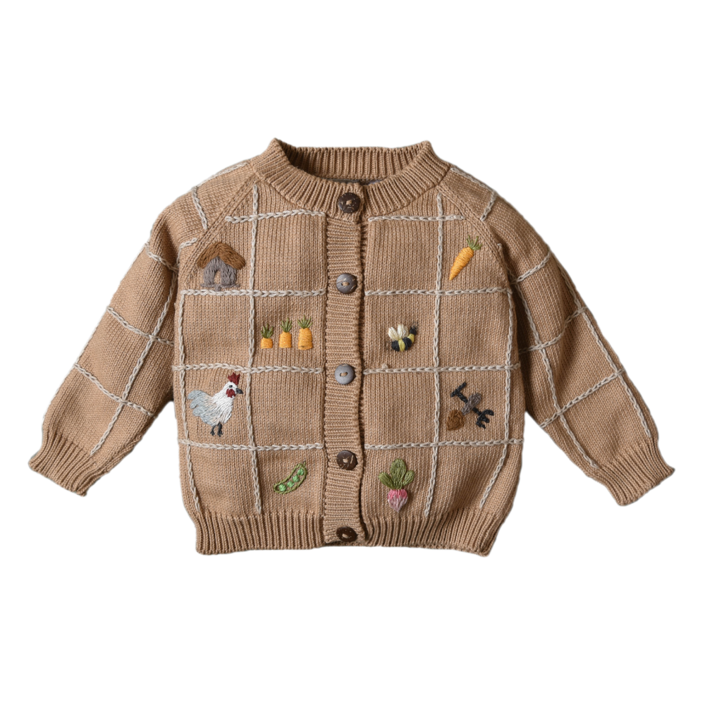 Little Farm cardigan - Malt