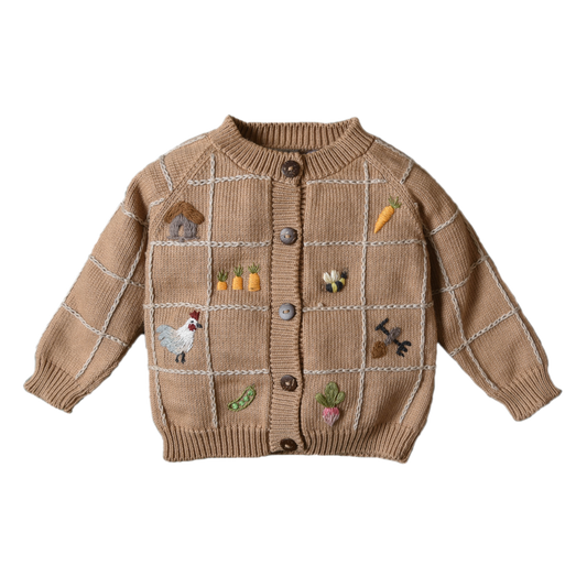 Little Farm cardigan - Malt